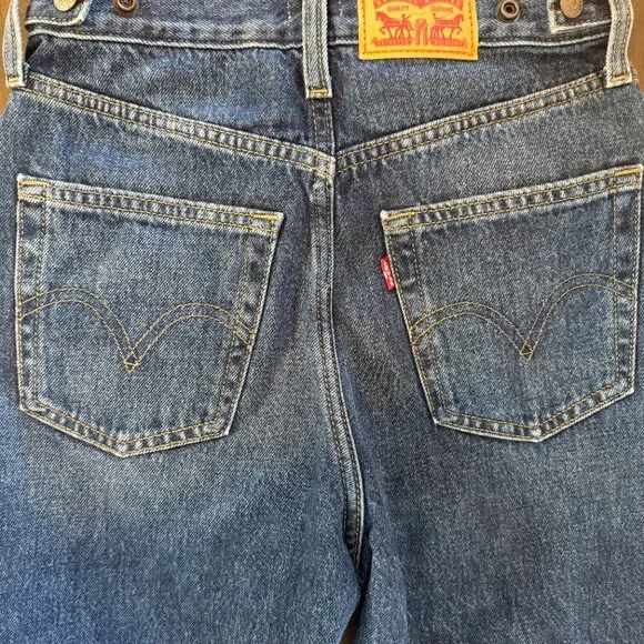 Levi's Cinch Barrel Jeans Sz 24 - Picture 5 of 9